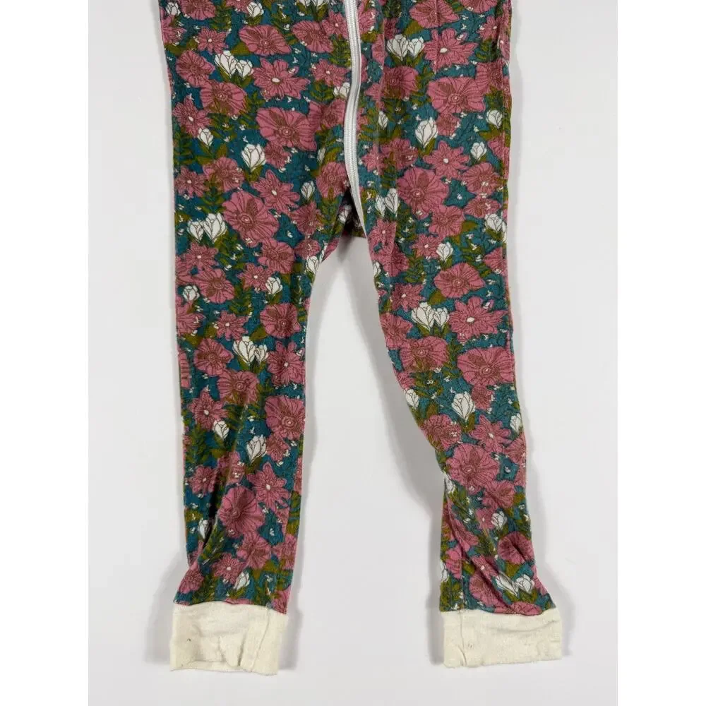 Milkbarn Vintage Floral Bamboo Zipper Pajama 18–24 Months
